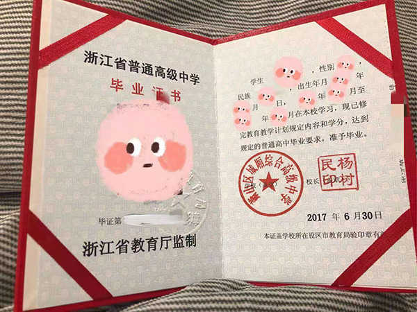 高中毕业证复印件可以改吗